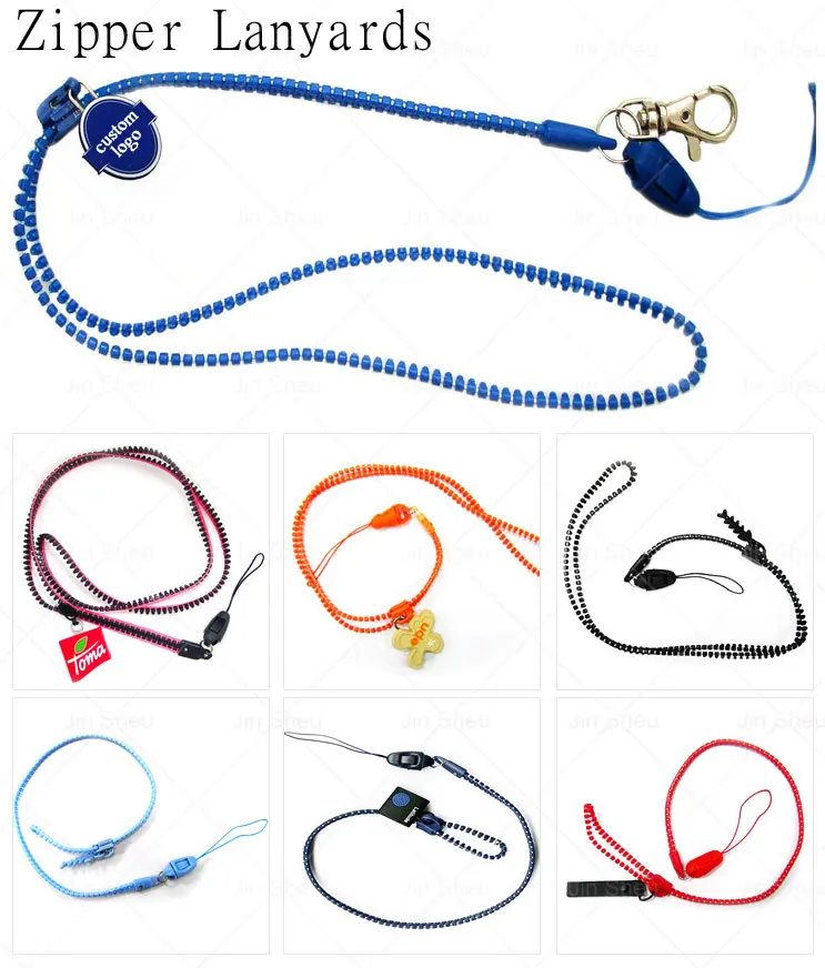 Red Zipper Plastic Lanyard/ Zipper Lanyard/ Zip Lanyard Buy Plastic
