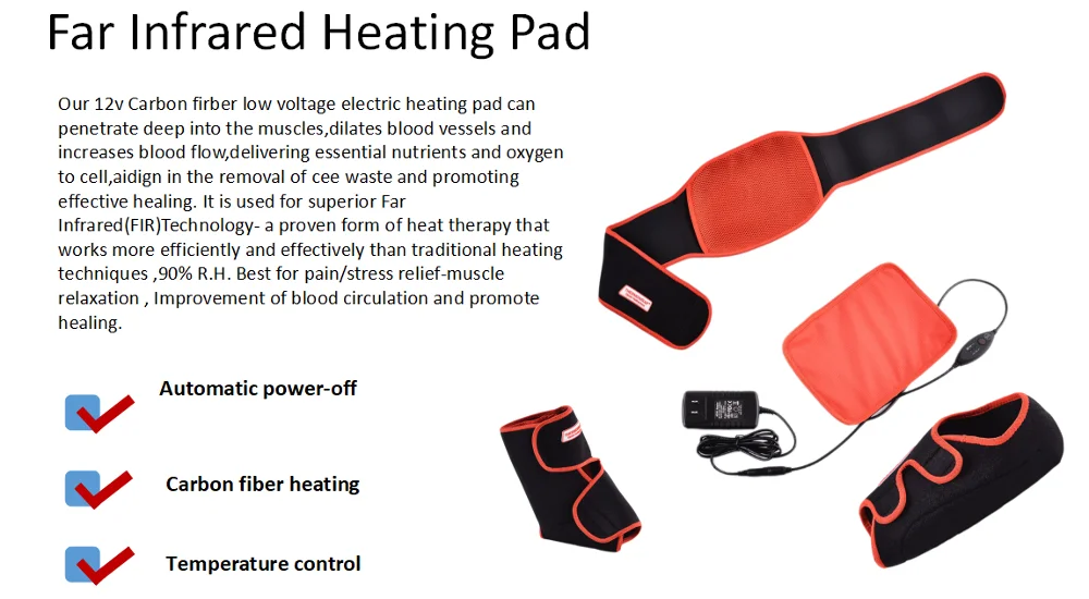 Flexible Leg Pain Relief Heating Pad Far Infrared Heating Pads Buy