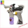 2016 Halloween bubble toy light sound WOLF soap bubble gun