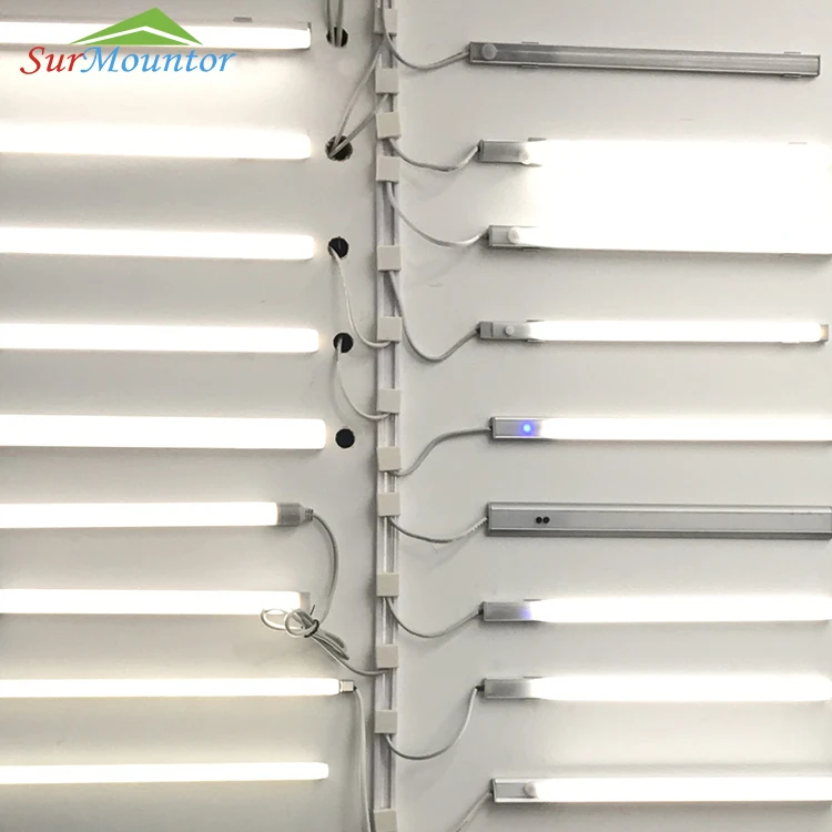Mini Super Slim DC Power Track Management System retail shelf lighting power rail for led strip light Shelf Display Lighting