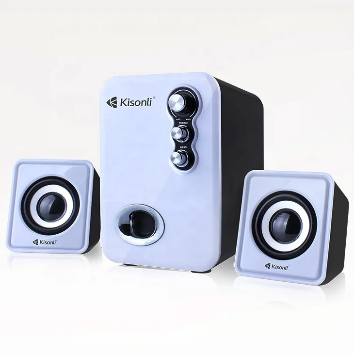 Kisonli 3 Way Mini USB Bocina External Laptop / Desktop / Computer Speakers System with 3.5mm Jack - ANKUX.COM