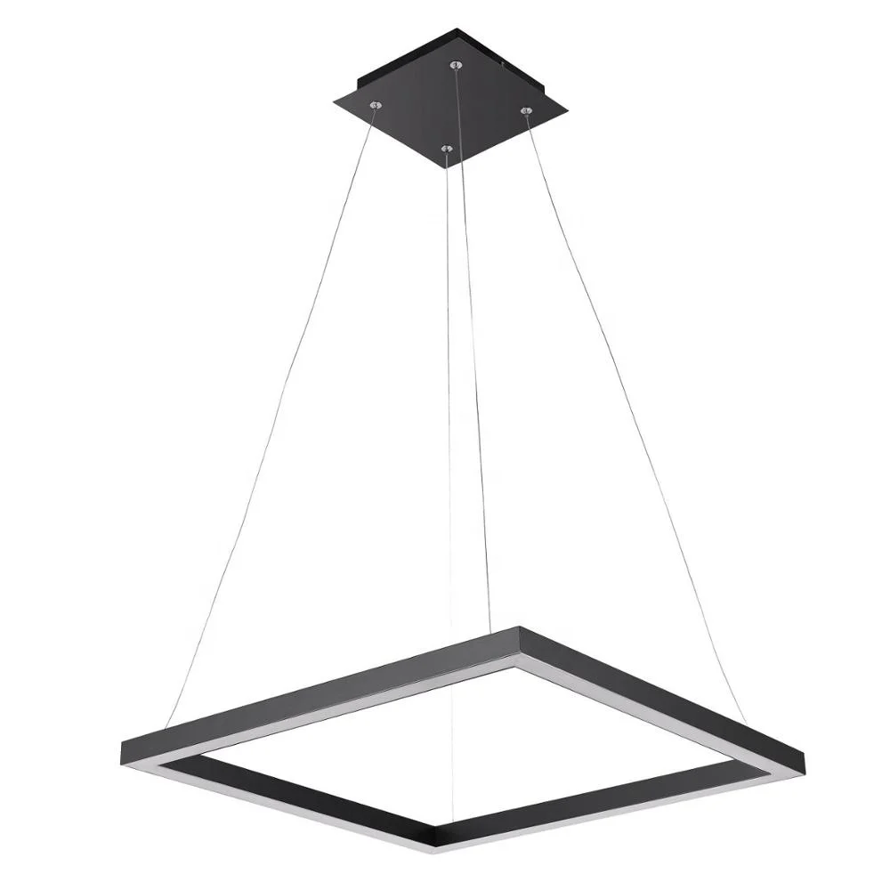 JLP-LD01 Matte 30W LED Integrated modern chandelier black