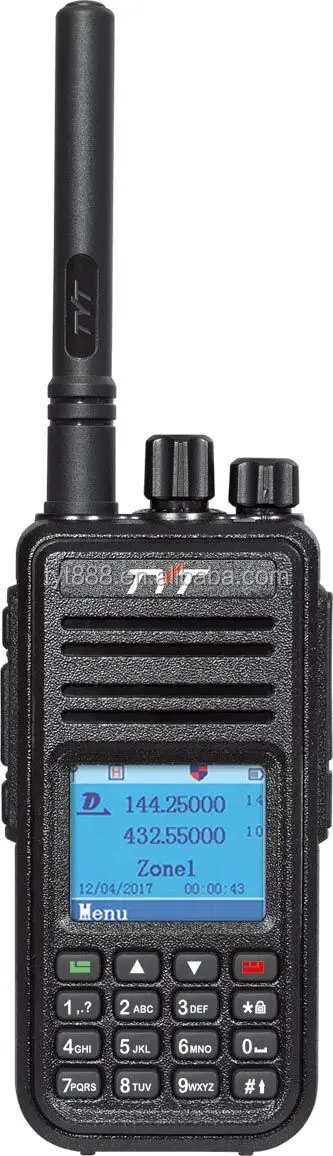 TYT MD-UV390 GPS IP67 Waterproof Dual Band 5W DMR Handheld Two Way Radio For Business Use In Store, Tourism, Entertainment - Foto 9