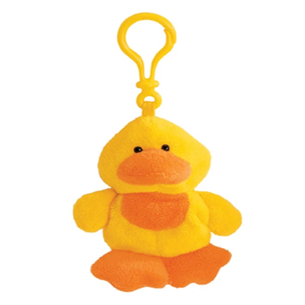 duck keychain plush