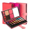 33 color combination leather bag eyeshadow red powder eyebrow powder earth color pearl nude makeup multi-color wholesale