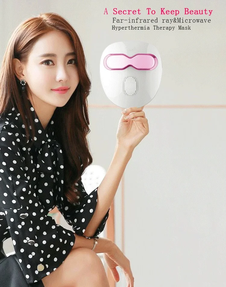 2018 Portable Photon Ultrasonic Face Mask Electric Heating Face Mask