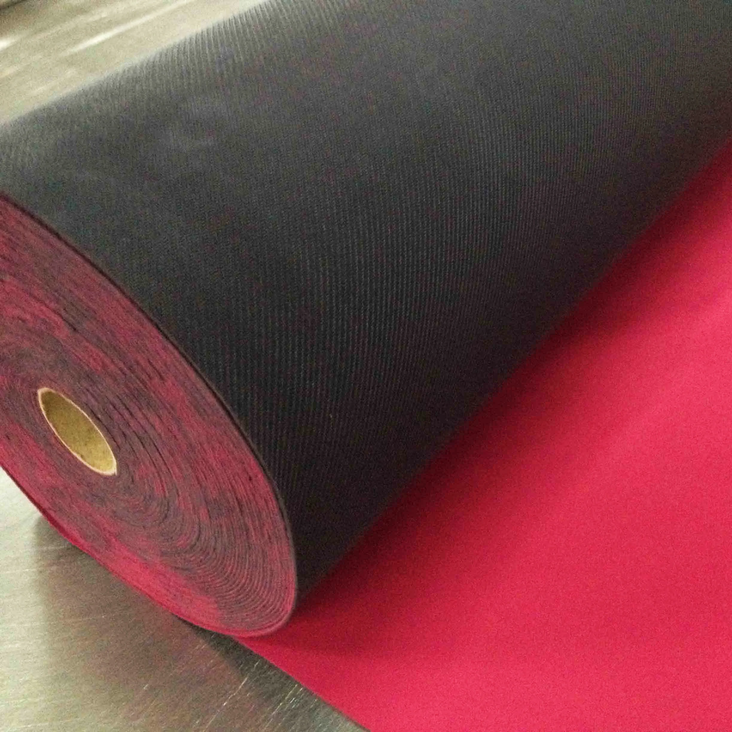 Protective Rubber Floor Protector Neoprene Runner Red Color Rubber Floor Protector Neoprene