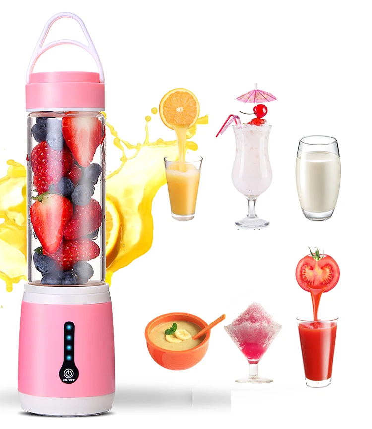 480ml Capacity With Personal Travel Mixer Rechargeable Portable Usb