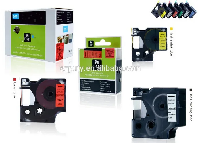 Dymo Label Maker D1 Tape 12mm series label tapes 45010 45011 45012 45013 45014 45015 45016 45017 45018 45019 45020 45021
