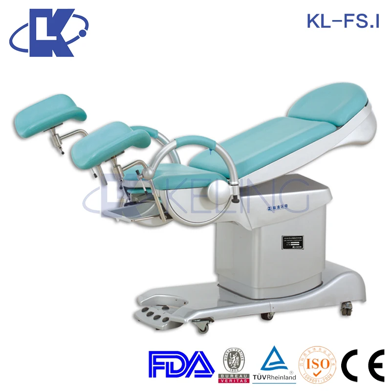 Electric Gynecological Operating Table Delivery Portable Gynecological ...