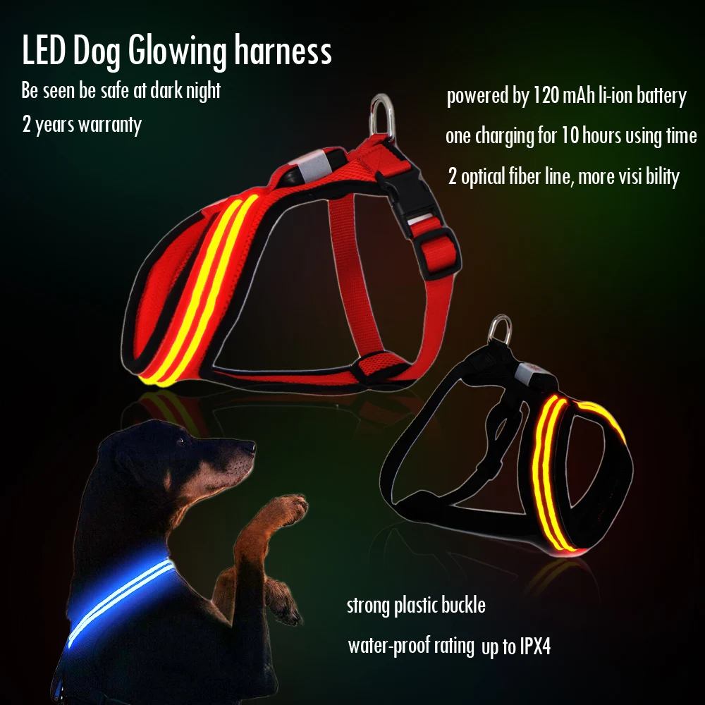 Durable & Soft Dog Pendant, Led Dog Safety Light Clip On Dog Collar, Leash And So On