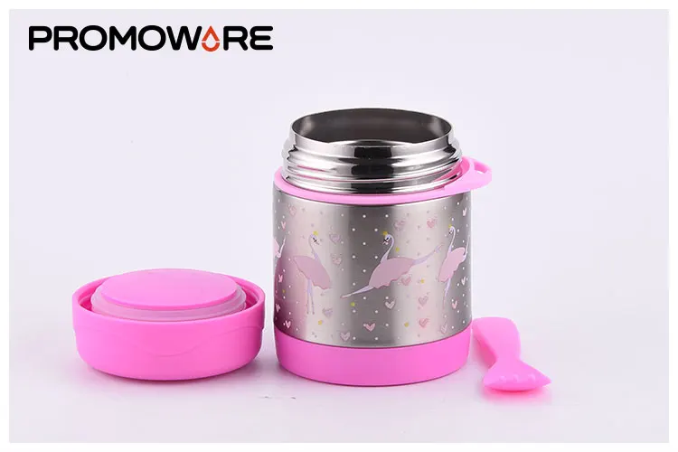 300ml Stainless Steel Vacuum Insulated Food Flask Kids Children Thermos