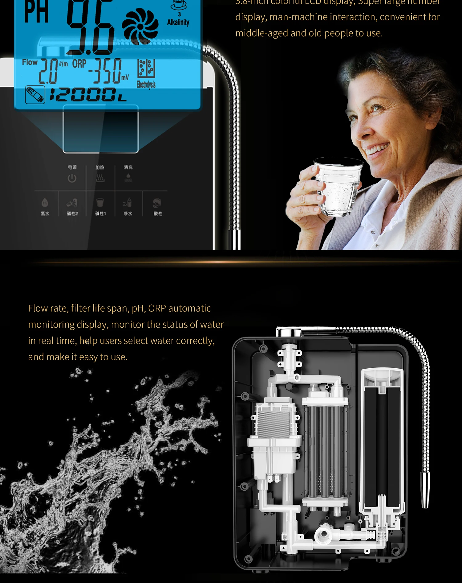 EHM water ioniser wholesale for dispenser-6