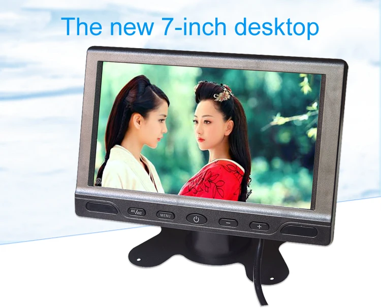 New 7inch Car Tv Screen Back Seat Lcd Monitor With Usb Mp5 Car Headrest