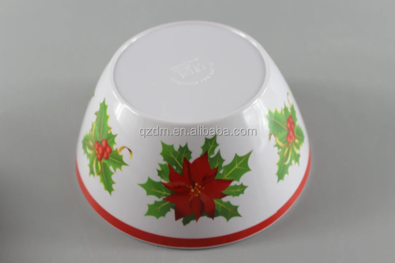 Christmas Melamine Salad bowl Xmas 6inch