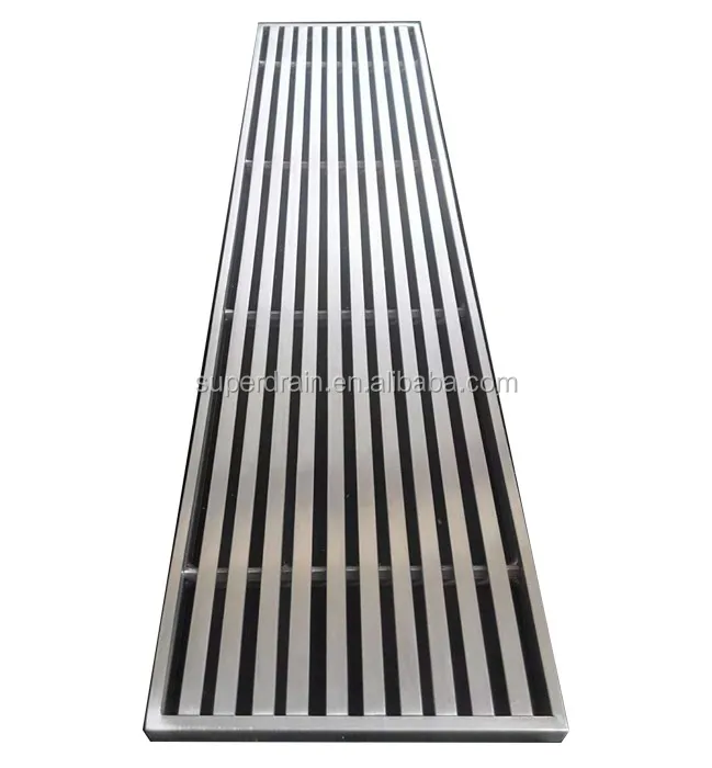 Stainless Drain Grills Grate Outdoor Drain Cover With Frame Base For