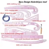 Wanrun Plastic French Curve Metric Sewing Ruler Measure For Dressmaking Tailor Grading Curve Ruler Pattern Design Making