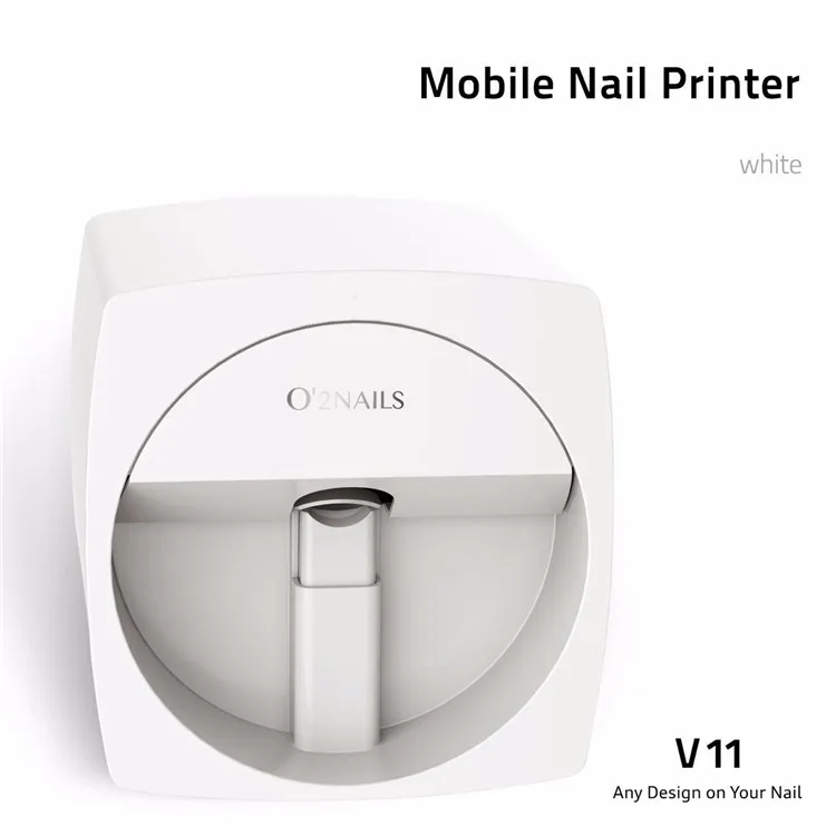 O2nails 3D Nail Painting Machine V11 Professional Mobile Portable  Multi-Function Nail Printer For Nail Art Salon Design