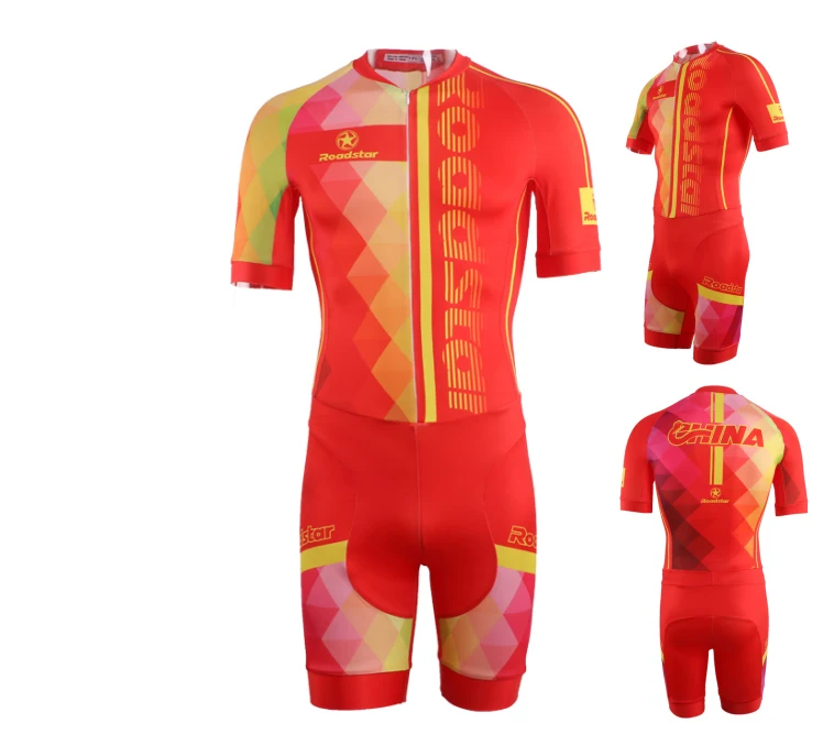Custom Short Track Compression Lycra Racing Inline Speed Skating Skin