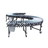 Telescopic electric steel roller conveyer for truck/container loading and unloading
