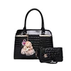 LY50 Spring female bag wholesale handbags of the new foreign trade a han edition manufacturer with the bear three-piece set