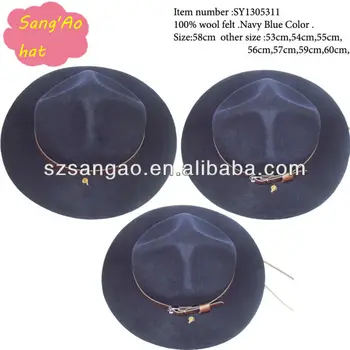 navy blue cowboy hat