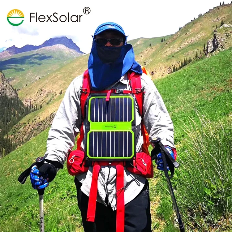 Solar Usb Charger Waterproof Outdoor 5V USB Solar Panel Portable