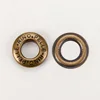 Custom made 9mm round copper brass metal eyelets for handbag