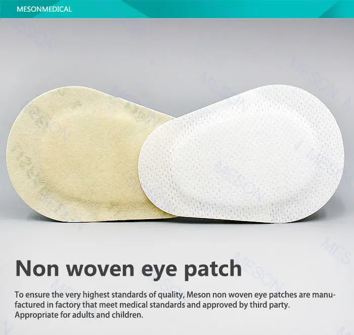 Free Sample Soft Sterile Adhesive Wound Dressing Eye Patches Medical