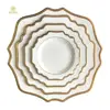 Gold Rim Sunflower Porcelain Children Tableware, French Tableware, Ceramic Tableware