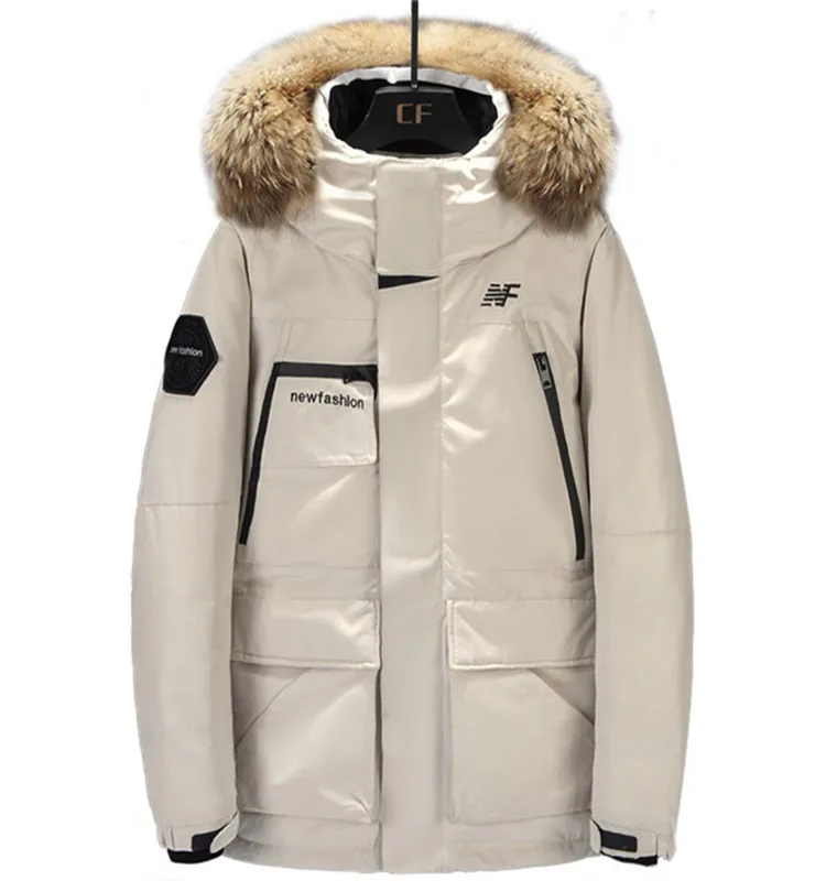 Jacketown Custom Fashion Outdoor Winter Mens Long White Duck Down ...