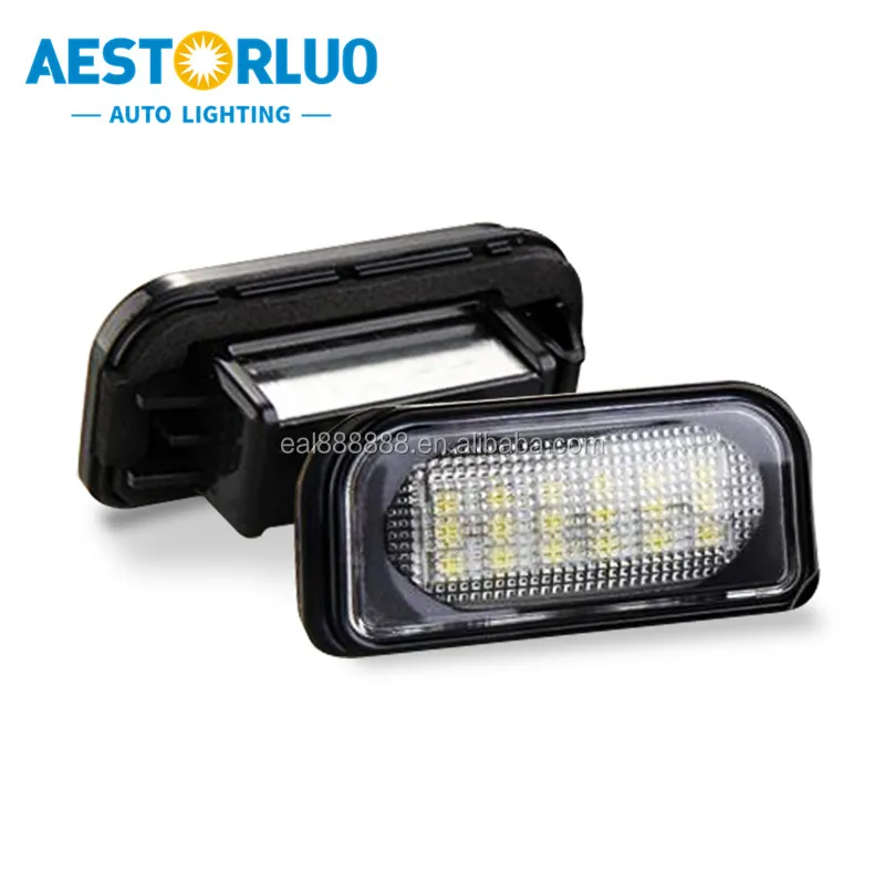 Auto Lighting System  LED Number Plate Lamp For W220 9-16V LED Tail  Plate Light