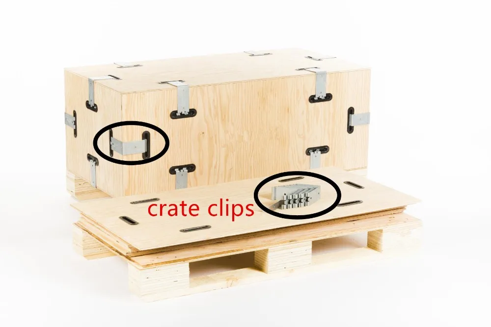 Oem Metal Crate Clip Sheet Metal Wholesale Reusable Plywood Box Clips Metal Snap Spring Steel