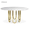 2017 Luxury Modern polished gold Bond Dining Table for sale
