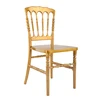 China Supplier Cheap Stackable Wooden Banquet Event Napoleon Dining Chair