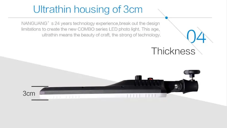NANGUANG COMBO40 video photo LED light panel CRI 95