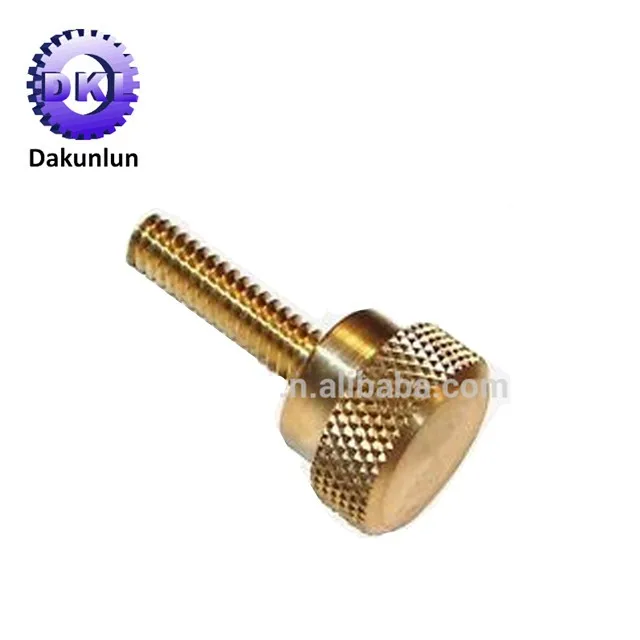Custom Stainless Steel Thumb Bolts And Brass Knurling Screws Buy