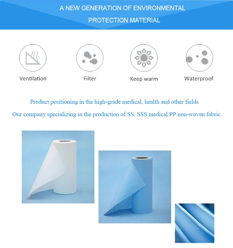 High Quality Low Price Cheap SS PP Non Woven Fabric Roll