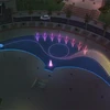 Large project led waterproof lights water feature instrument music fountain