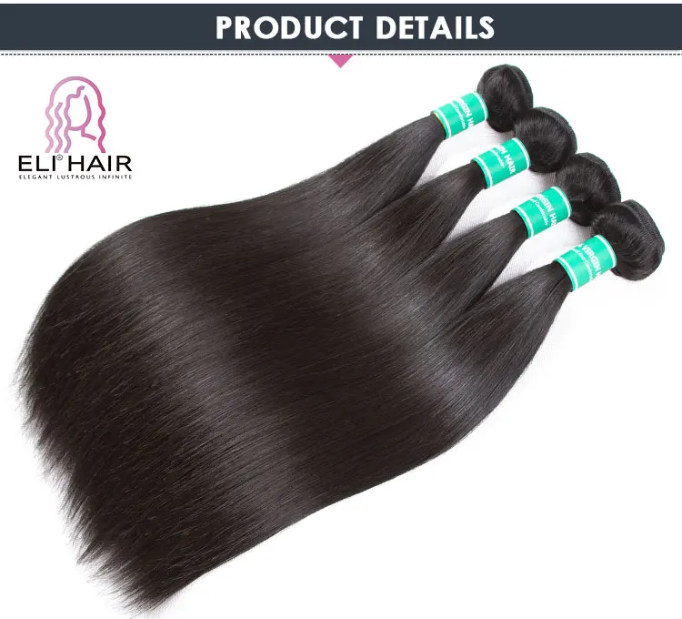 ELI 10A Grade Unprocessed Wholesale Virgin Brazilian Hair,100% Brazilian Human Hair Bundles,Virgin Cuticle Aligned Hair