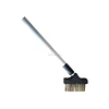 Steel Wire Brush Grinding Abrasive Brush Block Paving Patio Brush with Extension Pole