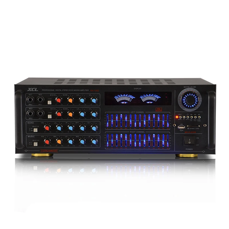 Digital Echo Karaoke Audio Amplifier With Power Amplifier Sound