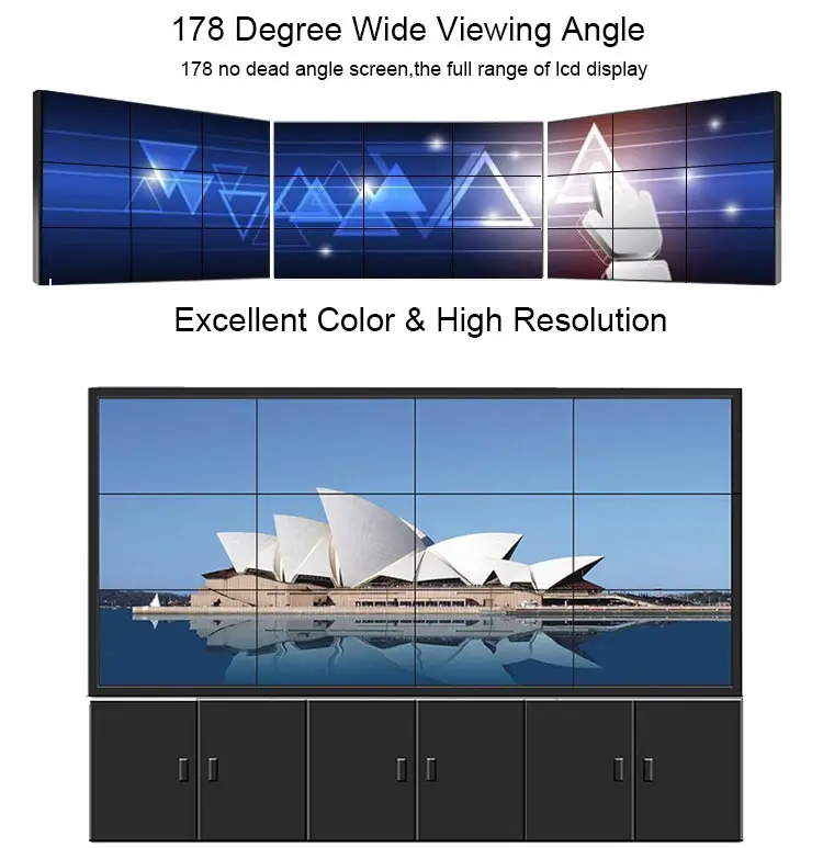 fhd lcd tv wall monitor