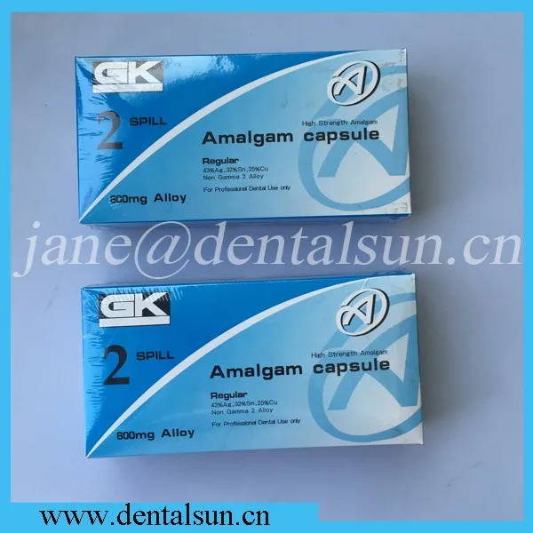 Dental Gk Amalgam Capsules 2 Spill(bule) Dental Filling Amalgam Buy Amalgam Capsules Spill,2