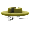 new product l type leather bed settee folding sofa furniture