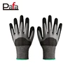 Wholesale cut resistant nitrile palm coating warehousing work gloves
