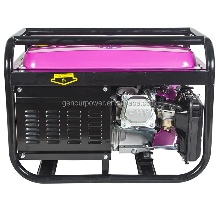 Europe Socket Design 3kw Gasoline Generator Prices And Manual Portable