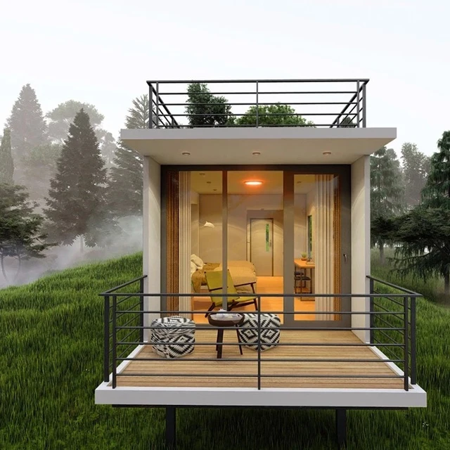 Prefab Cabin For Resort Hotel Cheap Small Wooden House