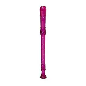 My First Recorder / Kazoo Pack -BPA FREE Pink Translucent Recorder w/White Kazoo