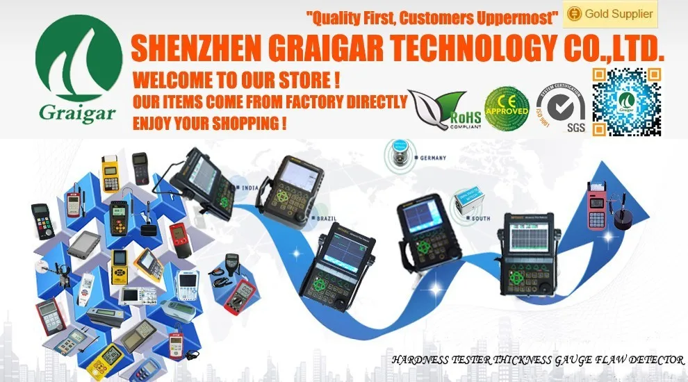 Vm63803 Digital Vibration Meter With 3 Piezoelectric Transducers